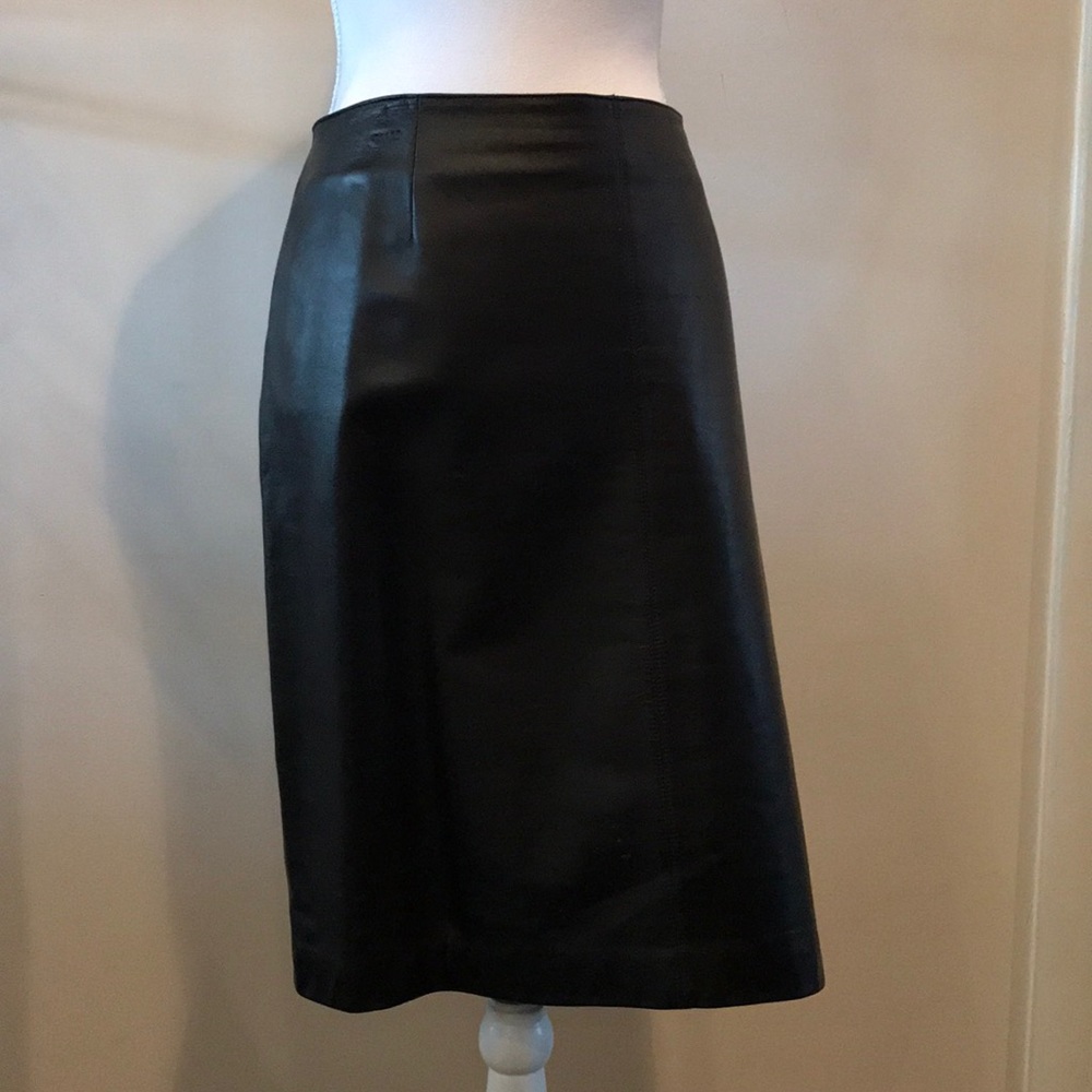 Lord and Taylor leather skirt